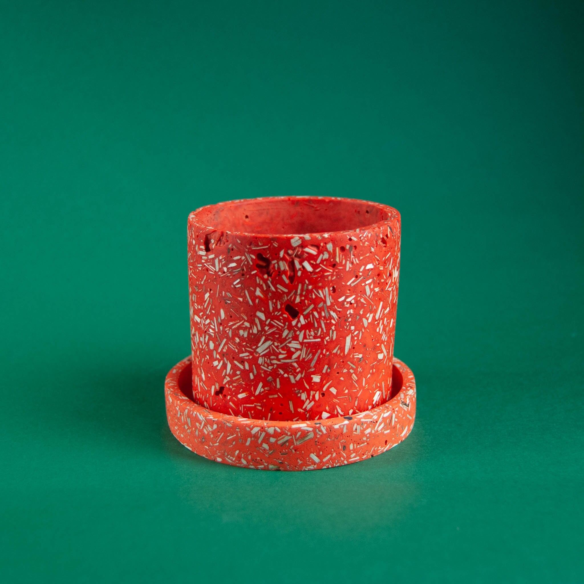 Orange Indoor Plant Pot