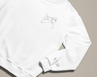 etsy embroidered sweatshirt