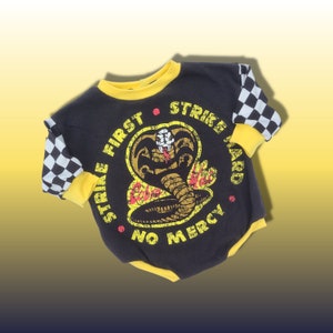 RTS 3-6 mois Combi-short t-shirt recyclé fait main