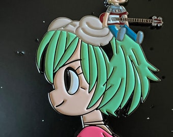 Ramona loves Scott enamel pin