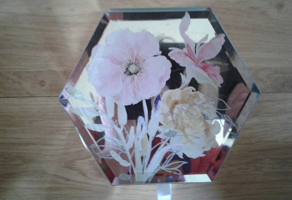 Laura Ashley Mirrored Floral Trinket Box 14 Cm Approx Gift Etsy UK