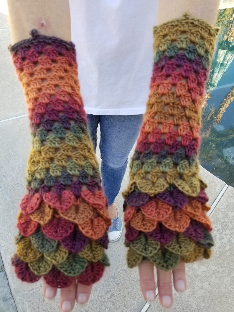 Mermaid Scale Fingerless Gloves Winter Gloves Gloves Mittens Drv Rennrutschen Com