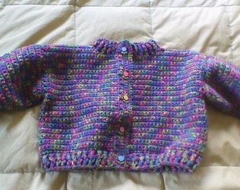 Baby Girl Crochet Sweater