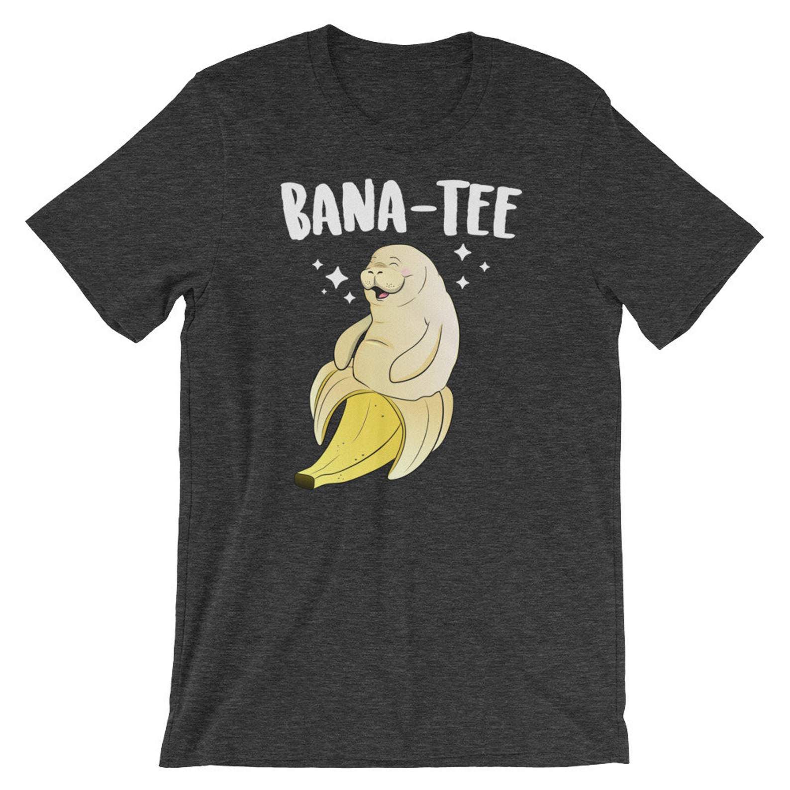 Bana-tee Banana Manatee T-shirt Kawaii Manatee Gift Funny | Etsy