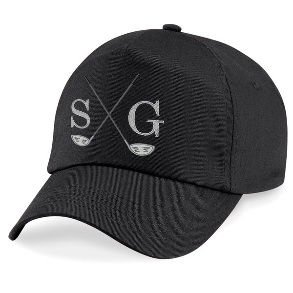 Golf Cap - Personalised Initials Golf Cap - Golfer Gift