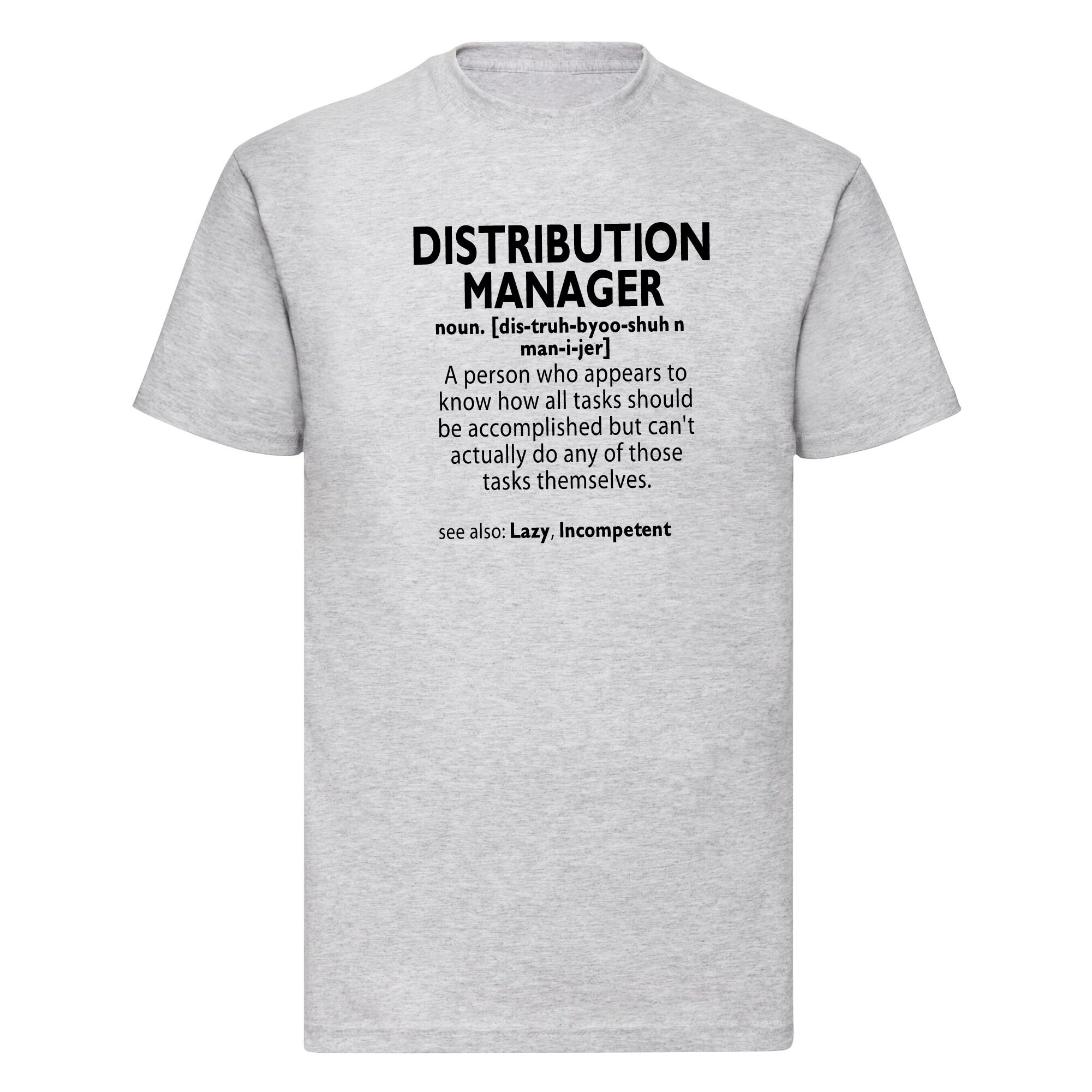 Distribution Manager Dictionary TShirt Distribution Manager Etsy