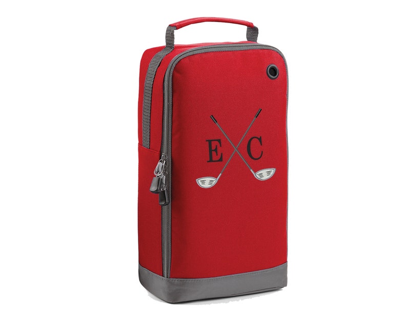 Personalised Embroidered Initials Golf Shoe Bag Personalised Etsy UK