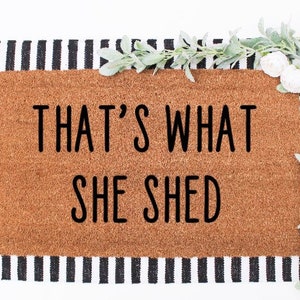 That’s what she shed