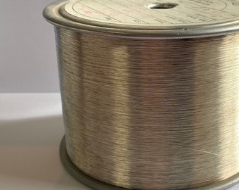 Beryllium Copper Wire Silver Coated C17200 Size .008" / .2mm 15 Feet (Used for Springs and Wire Forms or Jewelry Making)