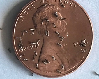 Lot of 25 -  Micro / Miniature / Tiny Stainless Steel Compression Springs