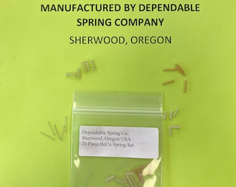 Set di molle in rame berillio da 20 pezzi