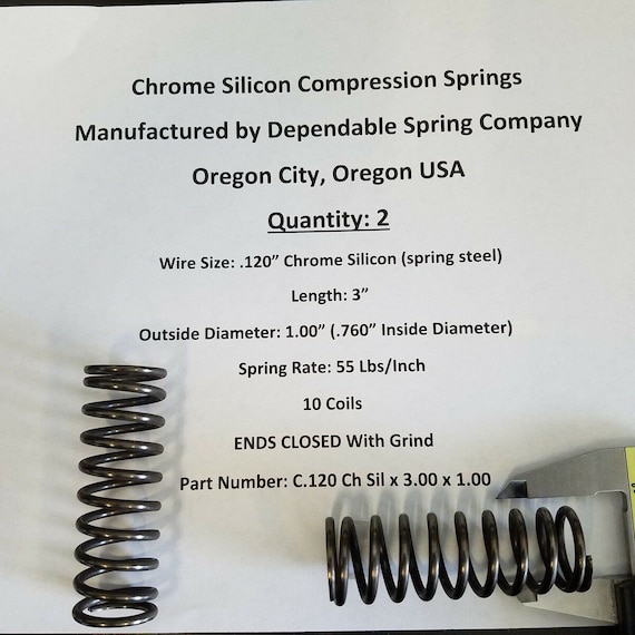 Open End Compression Springs Stainless Steel Compression Springs - 2mm ...