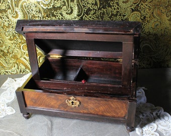 Antigua Caja , Caja de Madera, Caja con Compartimentos, Caja Despacho, Caja Escritorio