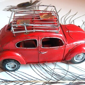 Vintage Metal Car Old Volkswagen Beetle Handmade Car DKT - Etsy