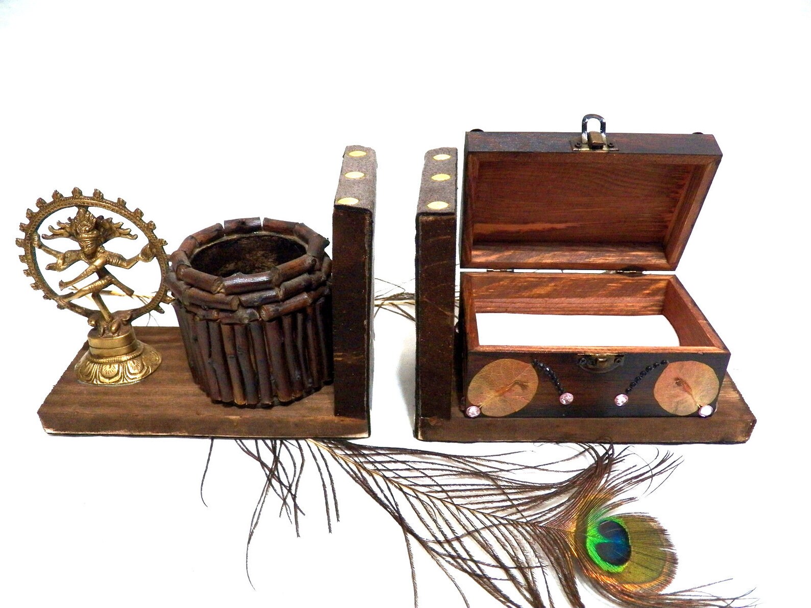 Personalized Bookends Customized Bookends Zen Bookends Book Etsy