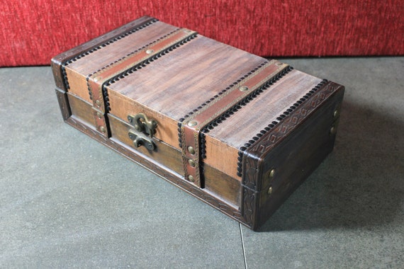 Vintage Kofferraumbox, Antike Truhe, Vintage Truhe, Vintage Box
