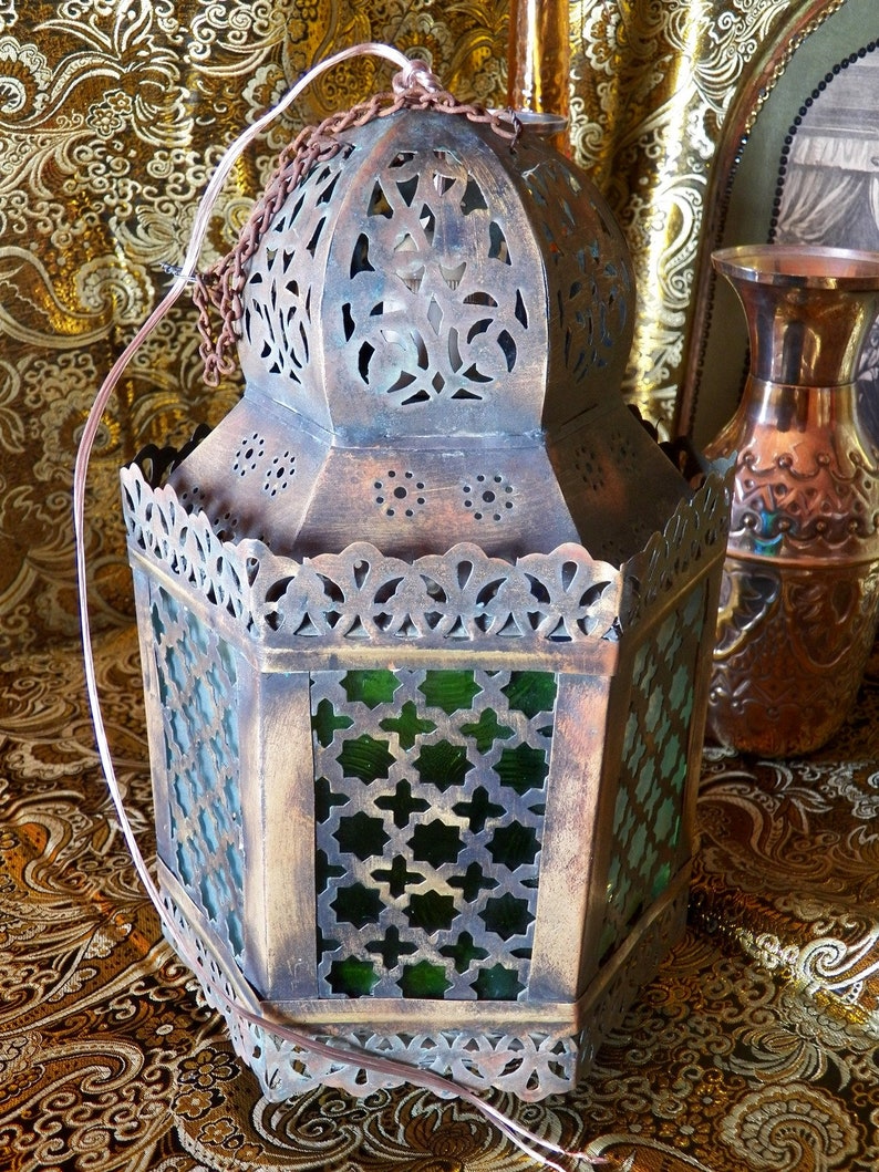 Arabic Lantern Lantern Lamp Oriental Lamp Brass Lantern Oriental Lantern Antique Moroccan Lantern Ceiling Lantern Moroccan Lamp