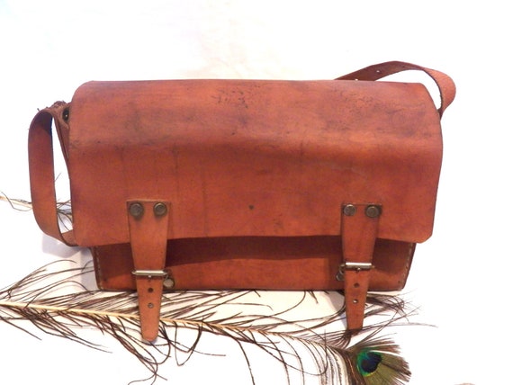 Antigua Cartera Correos España Cartera Cuero Maleta Correos | Etsy México
