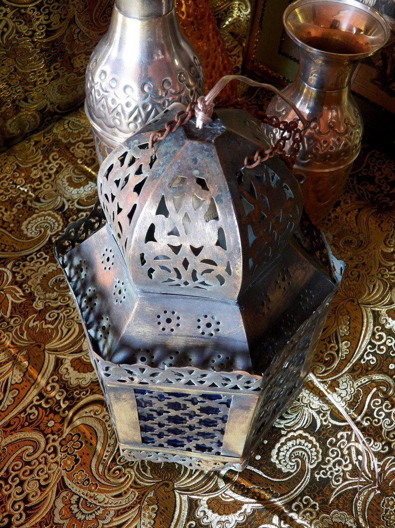 Arabic Lantern Lantern Lamp Oriental Lamp Brass Lantern Oriental Lantern Antique Moroccan Lantern Ceiling Lantern Moroccan Lamp