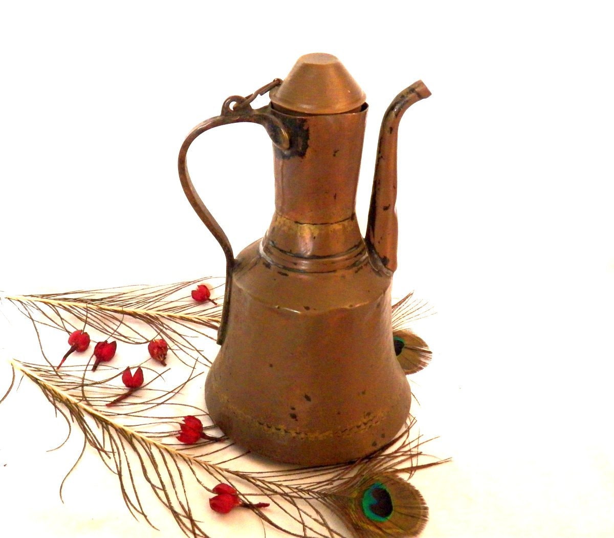 Large Turkish Jug Turkish Water Jug 19th Pitcher Copper - Etsy