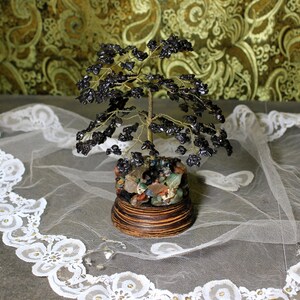 Stone and Wire Tree, Handmade Tree, Metal Tree, Vintage Decoration. - Etsy