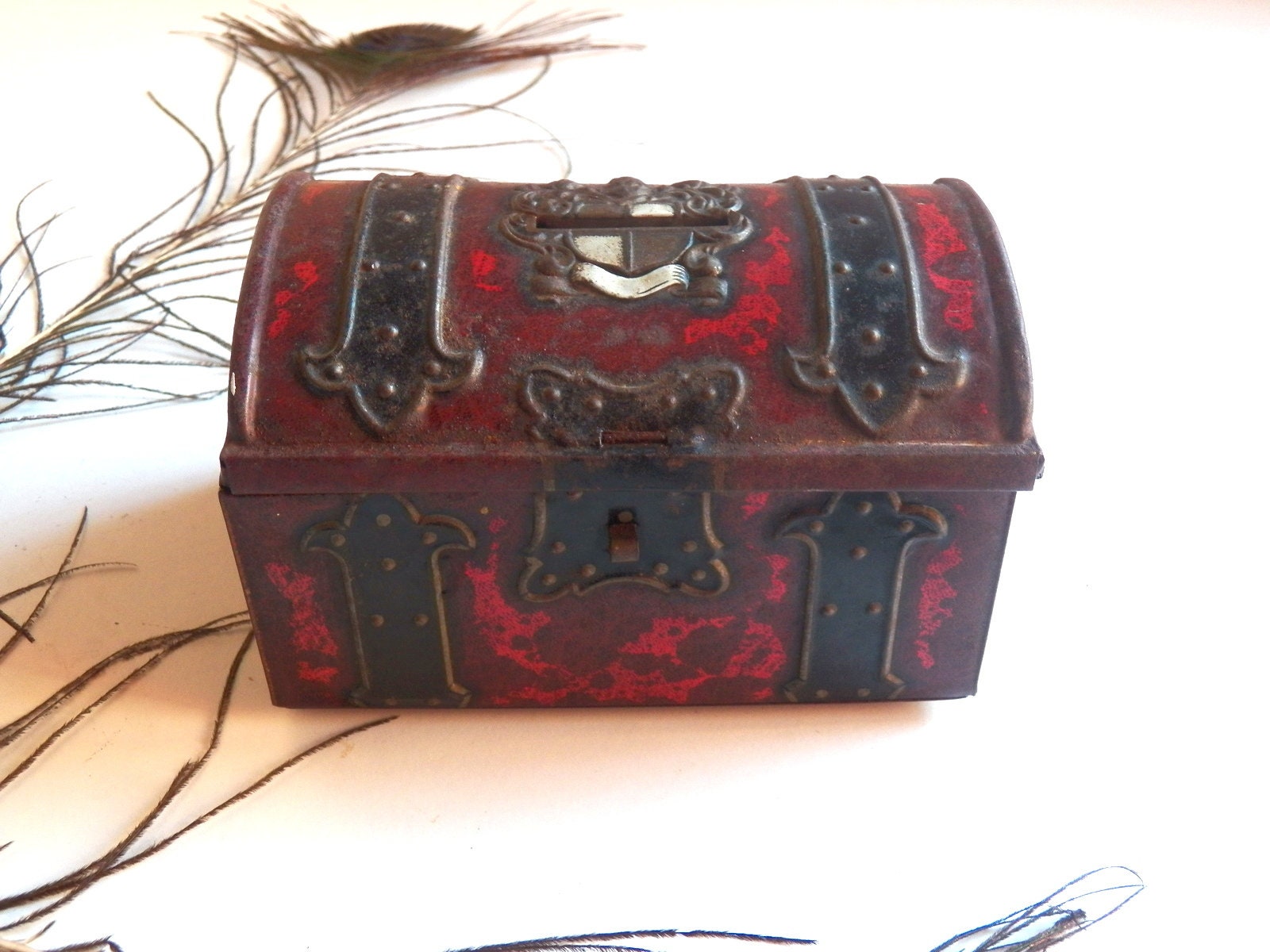 Antique Piggy Bank Metal Piggy Bank Medieval Piggy Bank Etsy