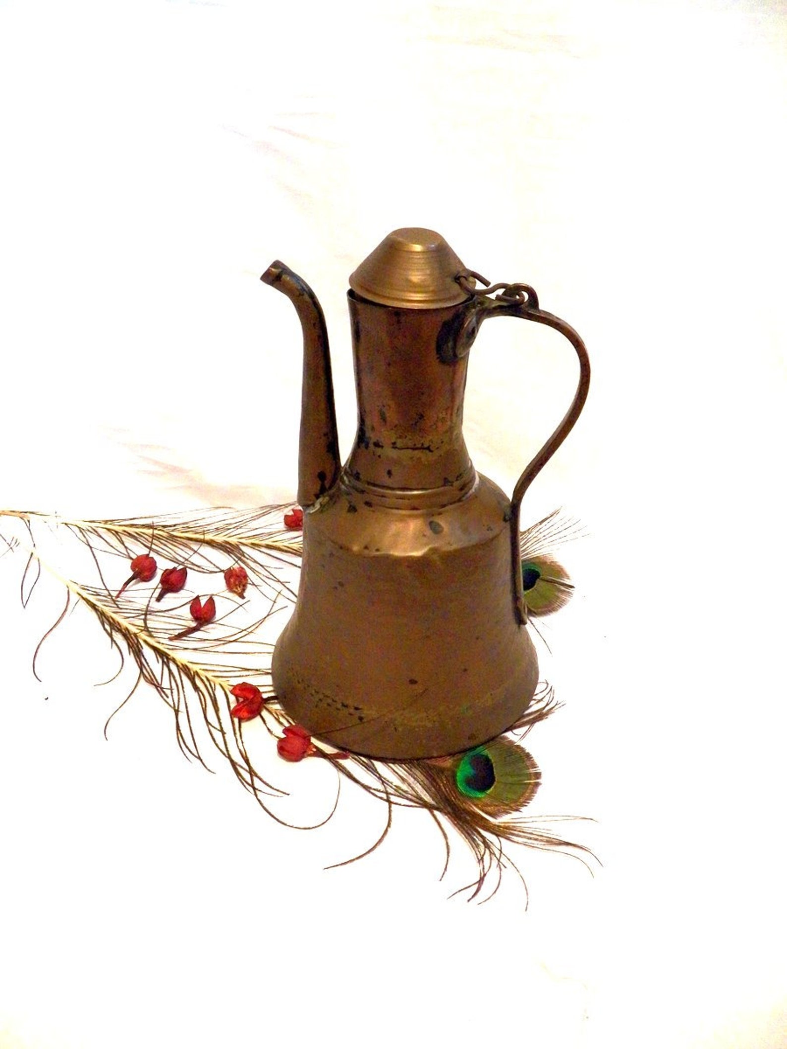 Large Turkish Jug Turkish Water Jug 19th Pitcher Copper - Etsy