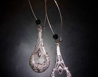 Gothic chandelier earrings