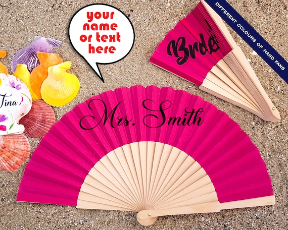 custom folding hand fans