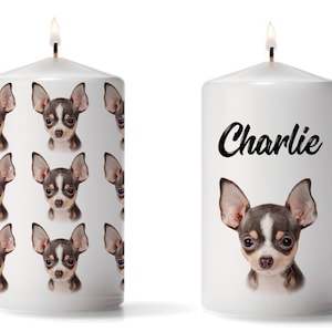 Pet owner lighting a candle at a Pet Altar