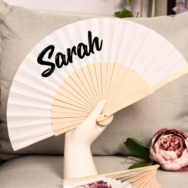 Customized Hand Fan for brides with strawberries, bridemaid proposal, Custom Hand Fan, Bride Hand fan, Folding Hand fan, Summer Wedding  HF