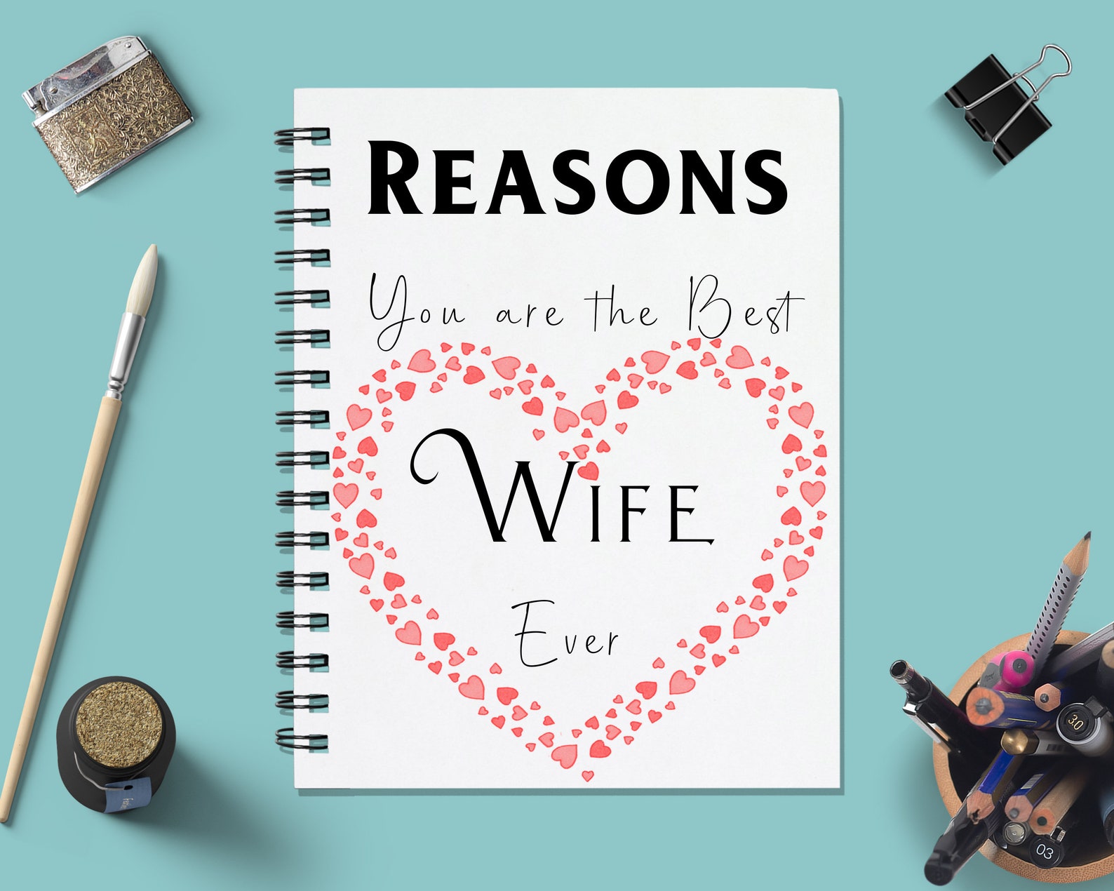 Reasons You Are the Best Wife Ever Journal Wife Gift Notebook Etsy