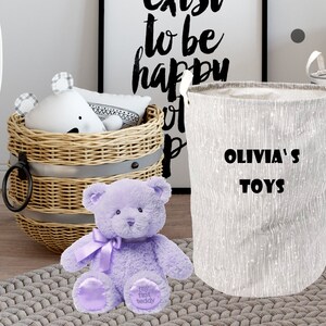 Pepiniere Personnalisee De Paniers Jouets Pour Enfants Sac De Etsy