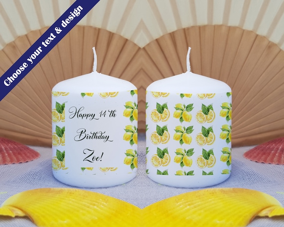 Birthday Candle Gift Personalised Birthday Candle 18th Etsy