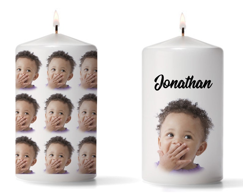Custom Candle With Photo Personalized Candle Face Candle Etsy