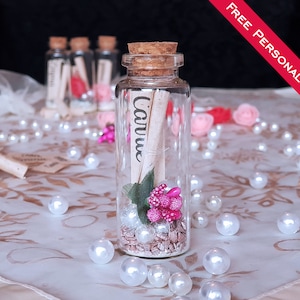 Personalisierte Brautjungfer Geschenk, Trauzeugin Vorschlag in einer Flasche, Braut Trauzeugin Geschenk, Brautjungfer fragen und Trauzeugin fragen