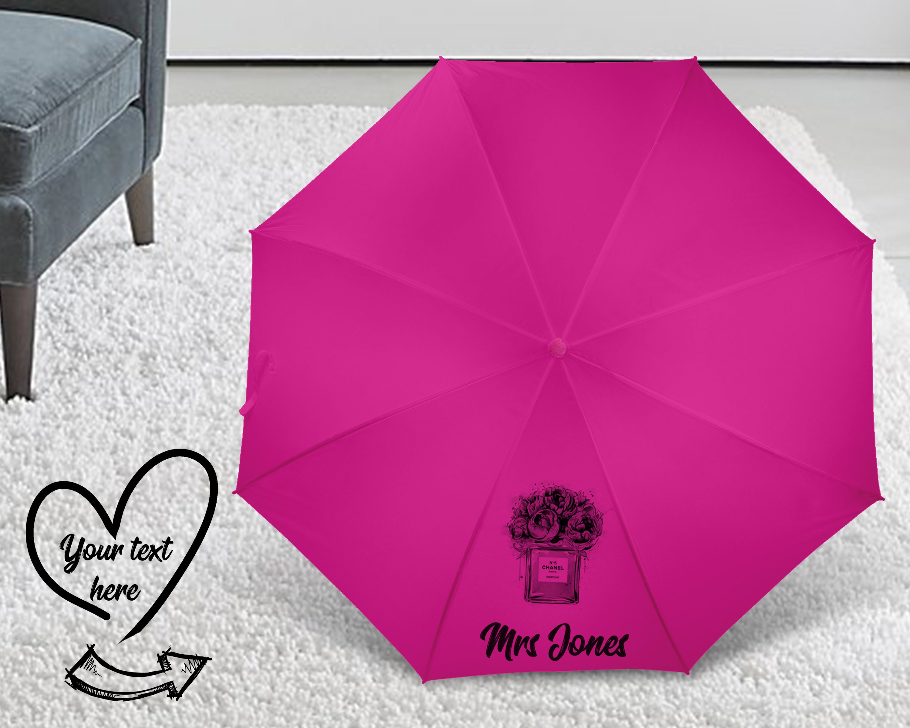 Custom Umbrella Personalized Umbrella Monogram Umbrella 