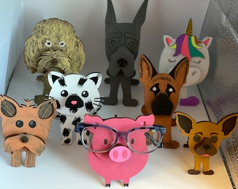 Support à lunettes animal adorable