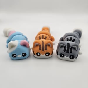 Cutie Kitten | 3D Printed Articulating Flexi Fidget