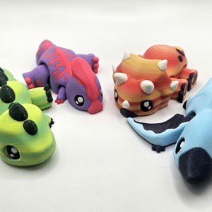 Niedliche Dinosaurier | 3D Gedrucktes Artikulieren Flexi Fidget