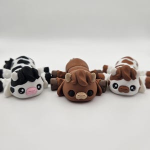 Highland-Kuh | 3D Gedrucktes Artikulieren Flexi Fidget