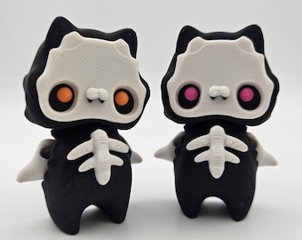 Halloween Pixie Skelly | 3D Printed Articulating Flexi Fidget