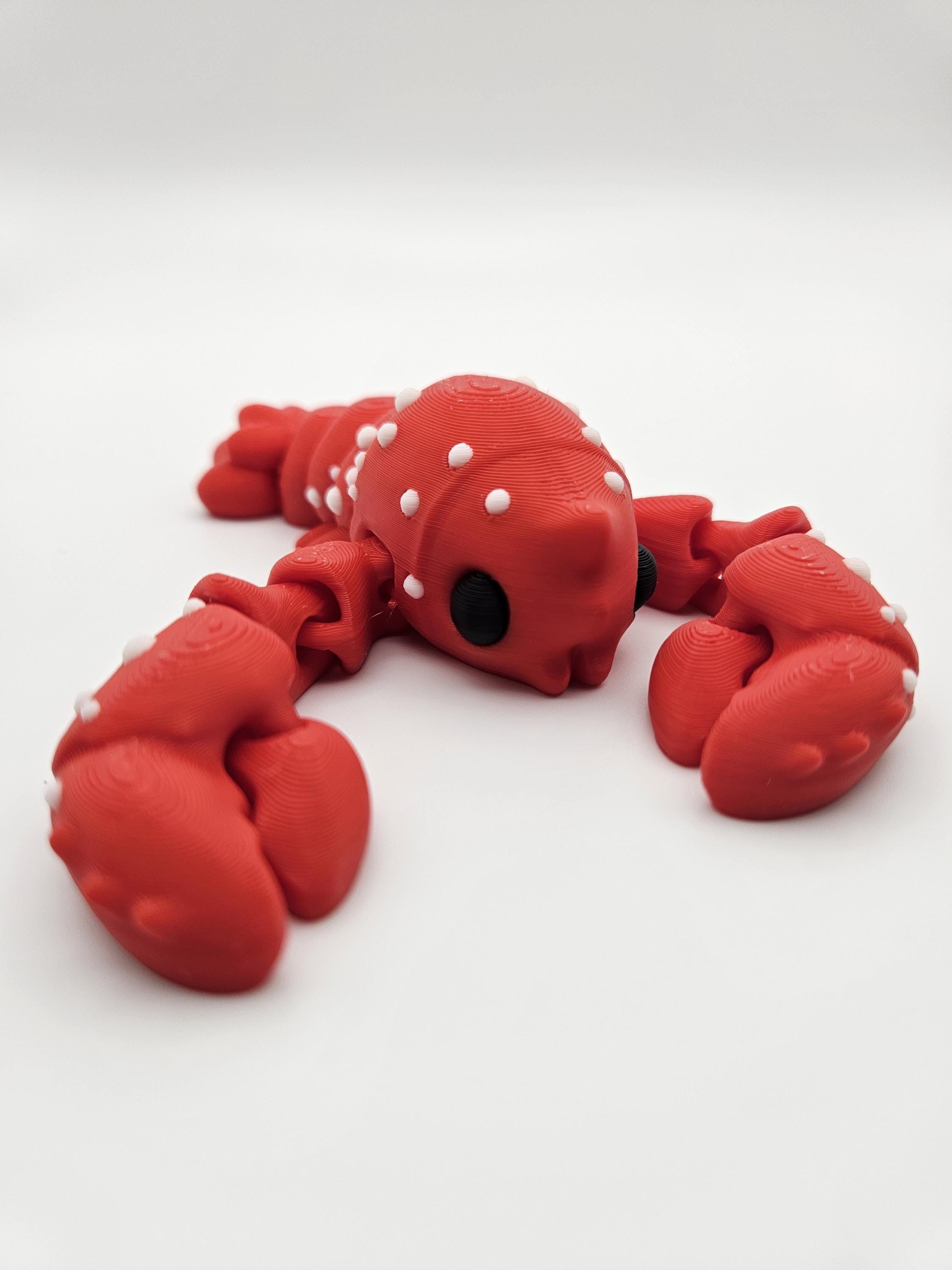 Lobster | 3D Printed Articulating Flexi Fidget - Etsy
