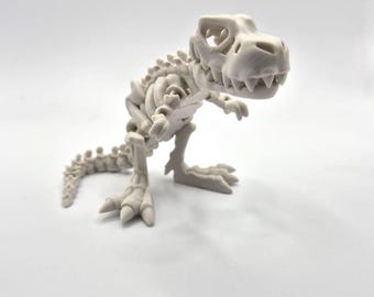 Esqueleto de T-Rex / Fidget flexible articulado impreso en 3D