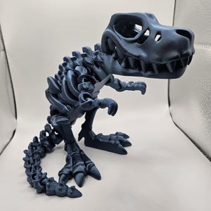 Mega Skeleton T-Rex Dinosaur | 3D Printed Articulating Flexi Fidget