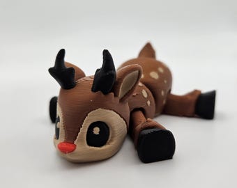 Reindeer | 3D Printed Articulating Flexi Fidget