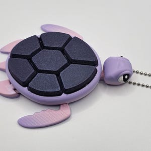 Meeresschildkröte Keychain | 3D gedruckter Fidget Clicker