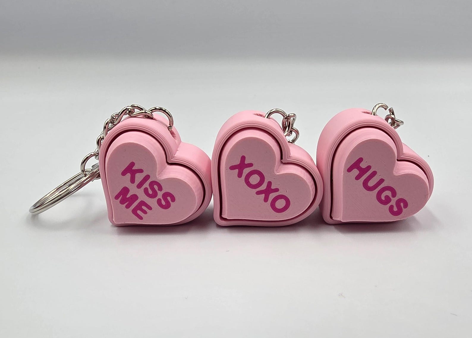 Conversation Heart Keychain | 3D Printed Fidget Clicker - Etsy