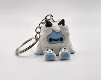 Yeti Schlüsselanhänger | 3D gedrucktes Fidget