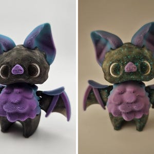 Halloween Pixie Bat | 3D Printed Articulating Flexi Fidget - Etsy